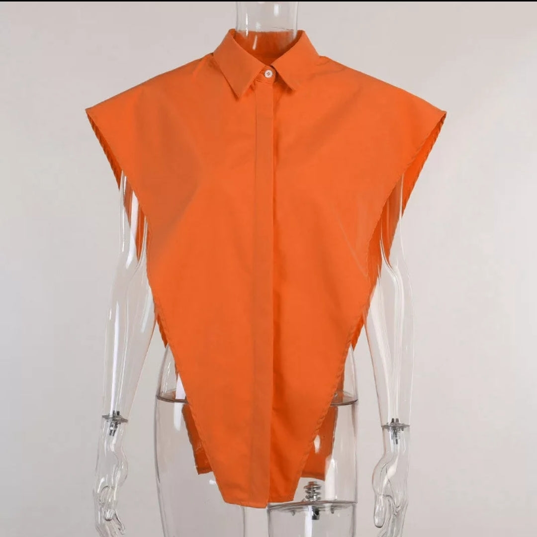 “Straight to the Point” Button up