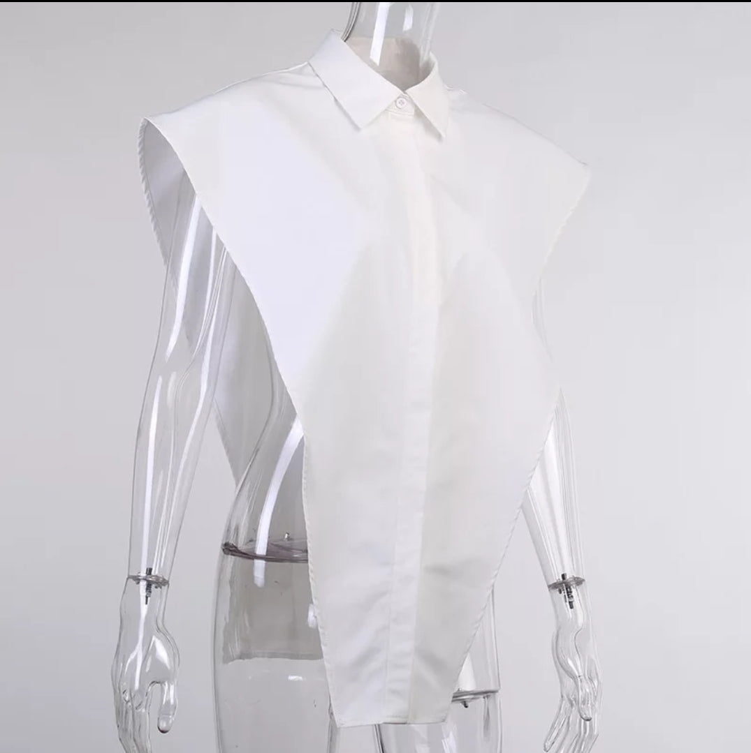 “Straight to the Point” Button up