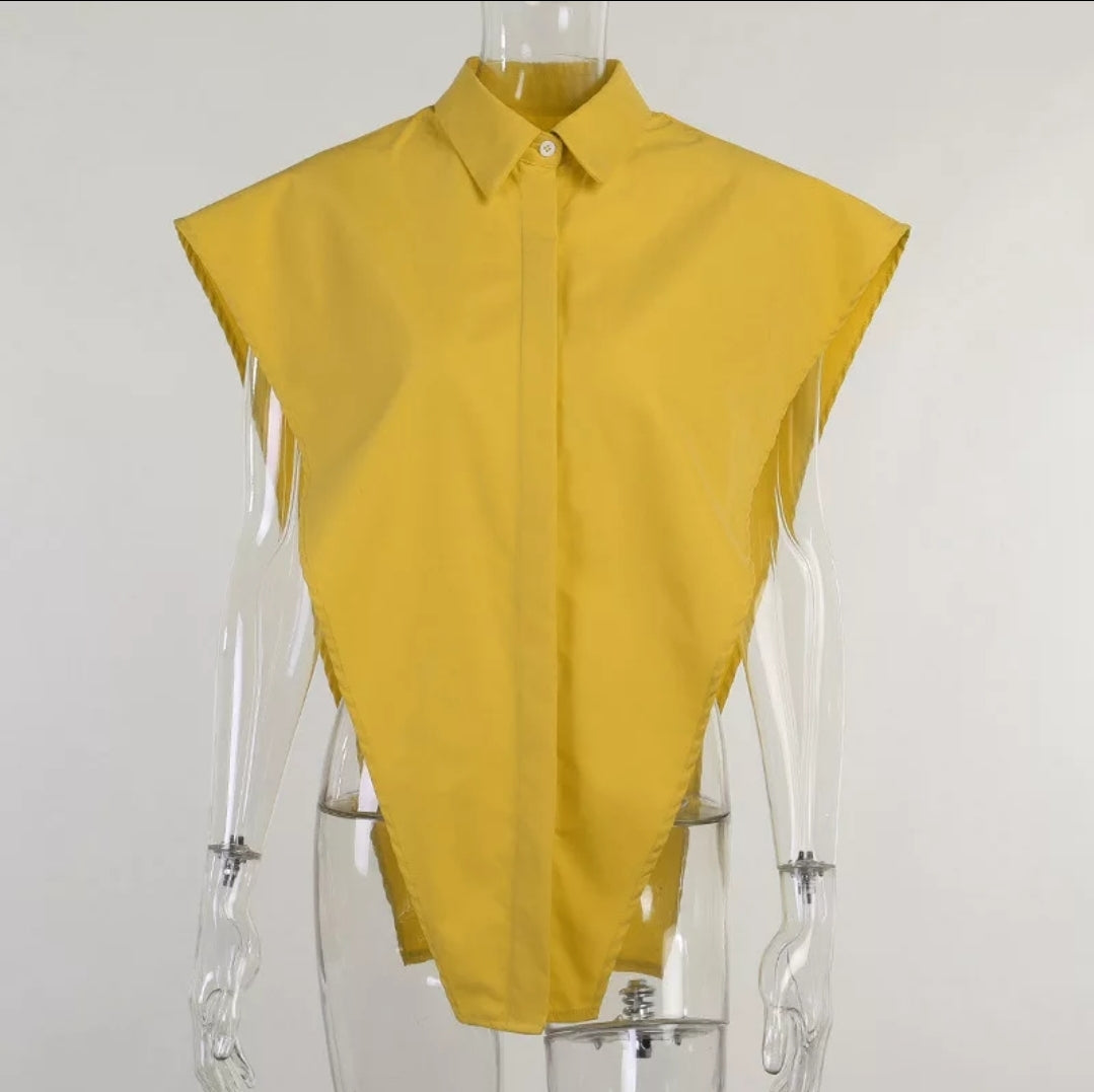 “Straight to the Point” Button up