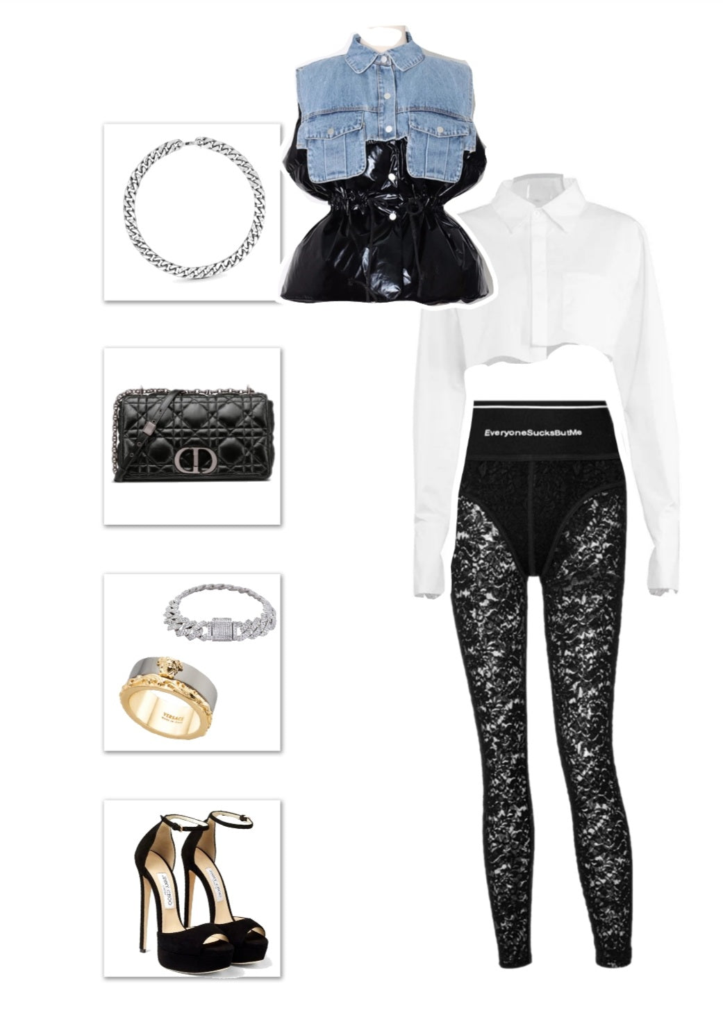 Allure "Crop top" blouse