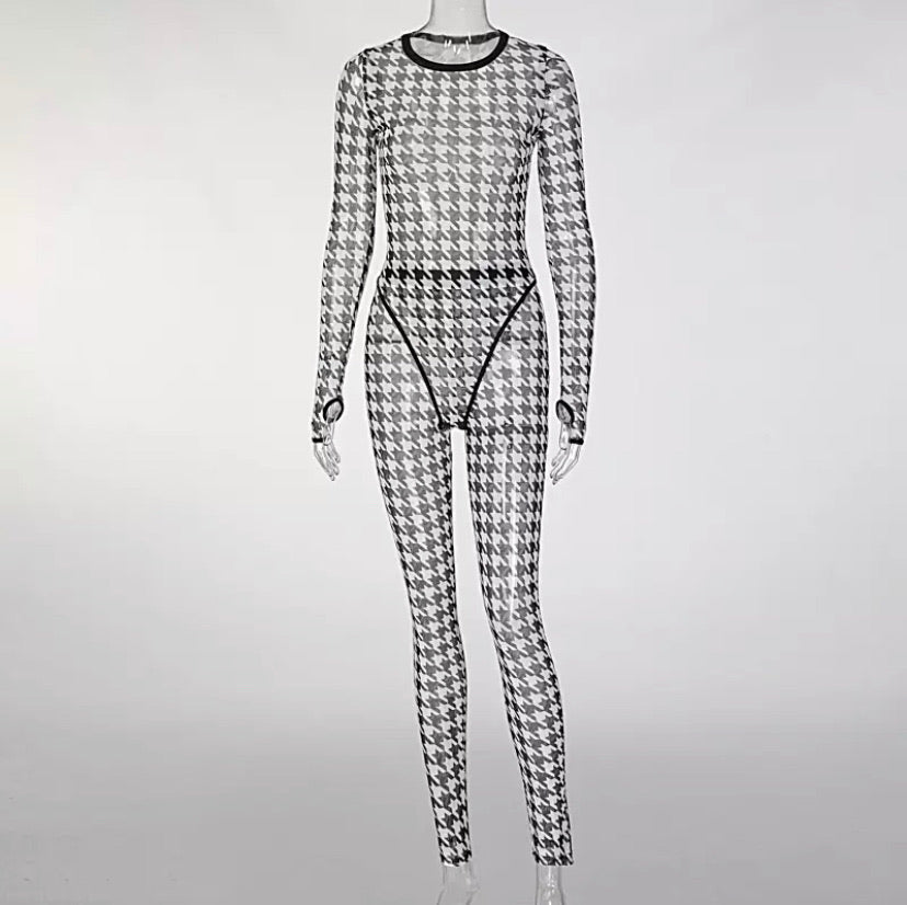 Houndstooth 2 Piece Set